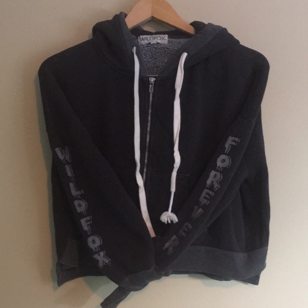 Wildfox Ghost Theo Full Zip Forever Hoodie SAMPLE PIECE GLOWS IN THE DARK. RARE